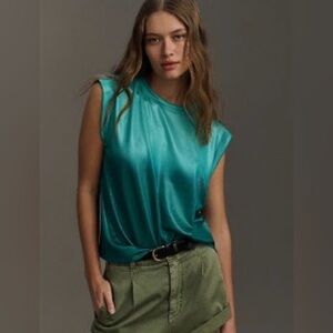 Porridge Anthropologie Shine Tee Sz Medium